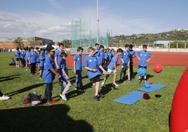 Clausura de las Escuelas Deportivas Municipales de 2023, que tuvo que ser aplazada al 31 de mayo tras la denuncia del PP ante la Junta Electoral.