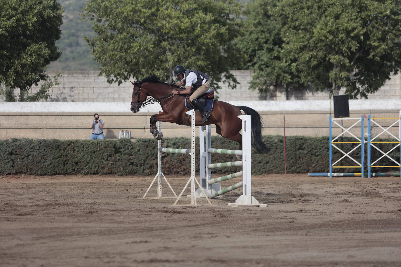 Concurso Nacional de Saltos en la preferia de Cáceres, en imágenes