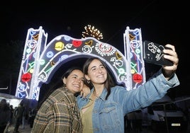 Encendido de las luces en las ferias del año pasado.