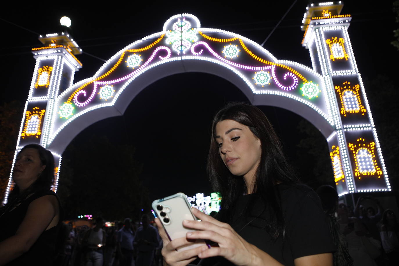 Las mejores imágenes del encendido de luces de la Feria de San Fernando