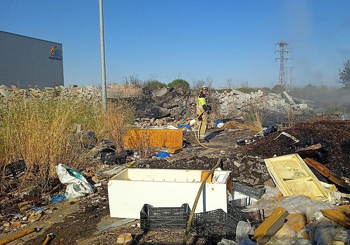 Estado en el que se encontraba la parcela de la antigua fábrica de mármol.