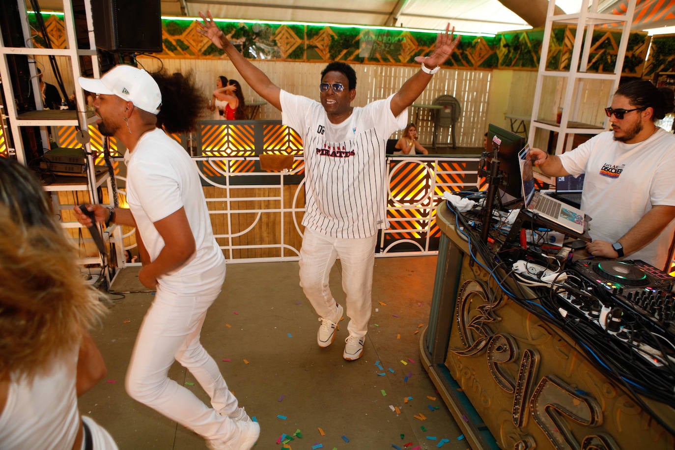 Ambiente en las casetas del Ferial de Cáceres