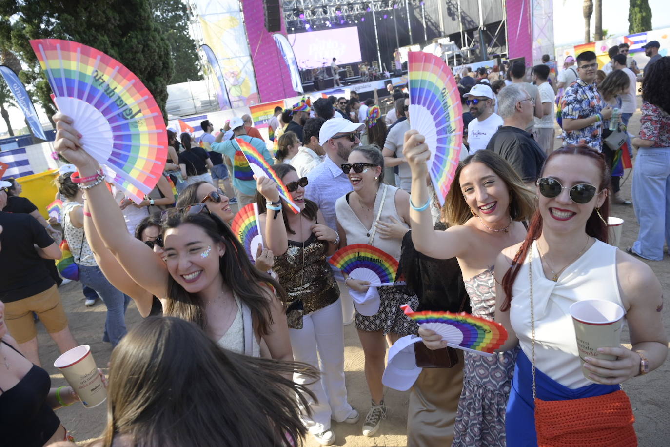 Las mejores fotos de la fiesta de Los Palomos en la Alcazaba (I)