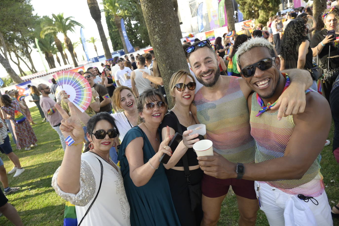 Las mejores fotos de la fiesta de Los Palomos en la Alcazaba (I)