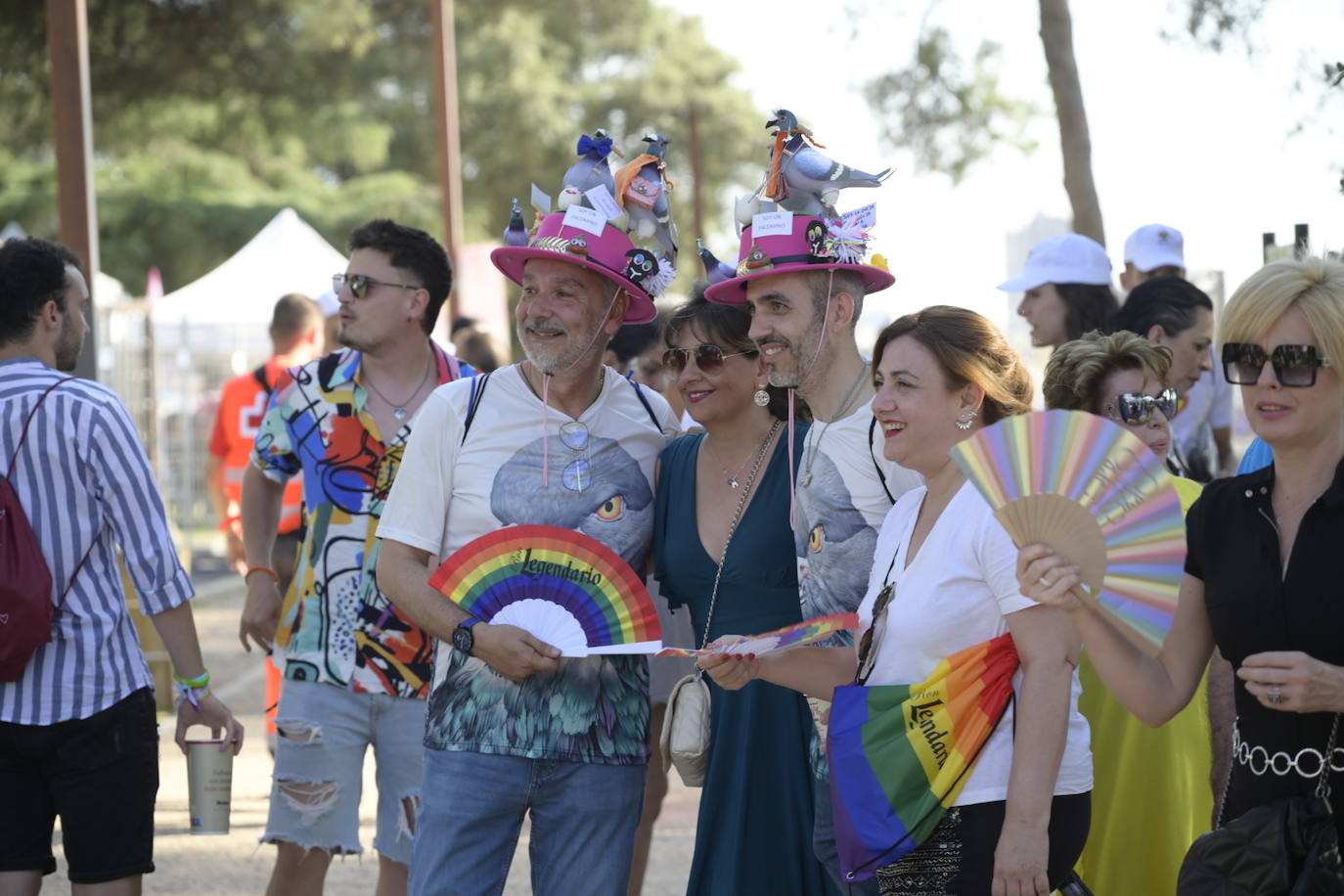 Las mejores fotos de la fiesta de Los Palomos en la Alcazaba (I)