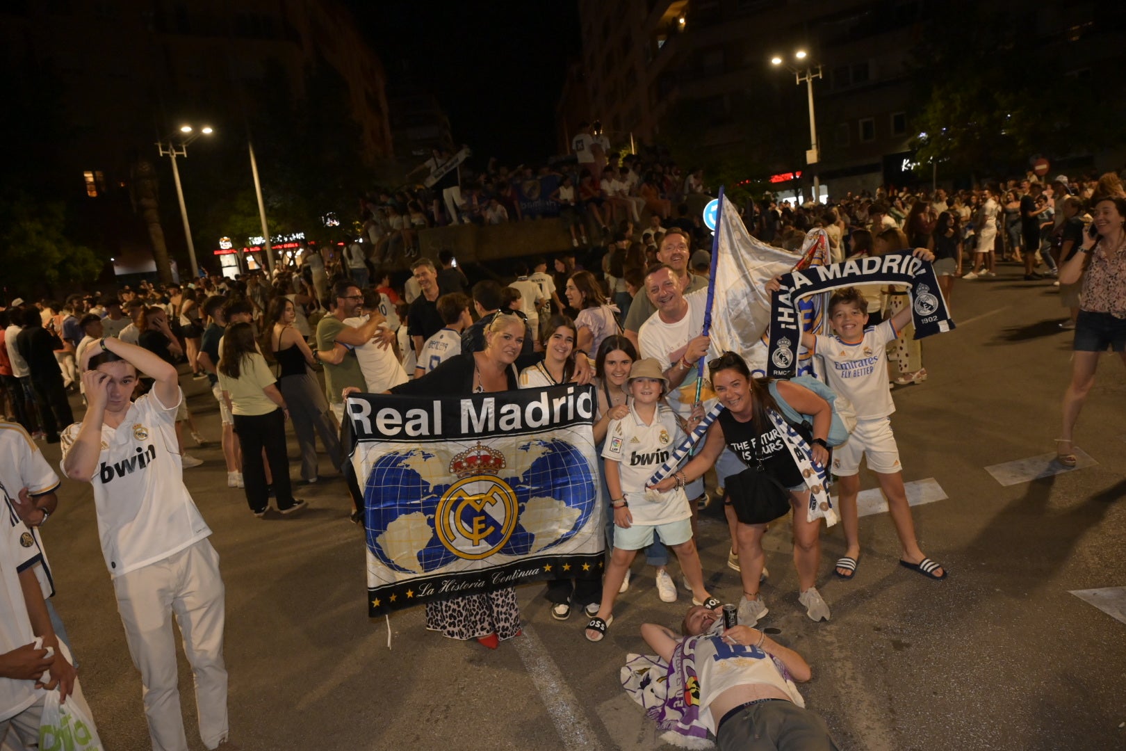 Badajoz celebra la decimoquinta Champions del Real Madrid