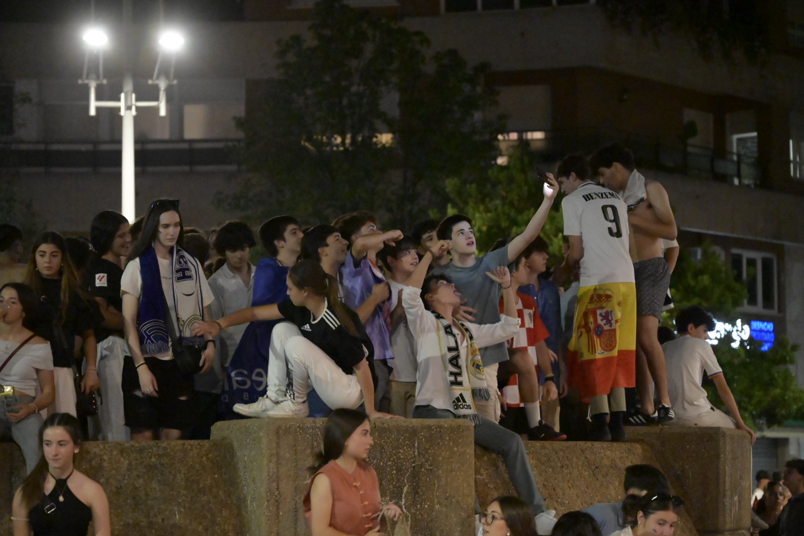 Badajoz celebra la decimoquinta Champions del Real Madrid