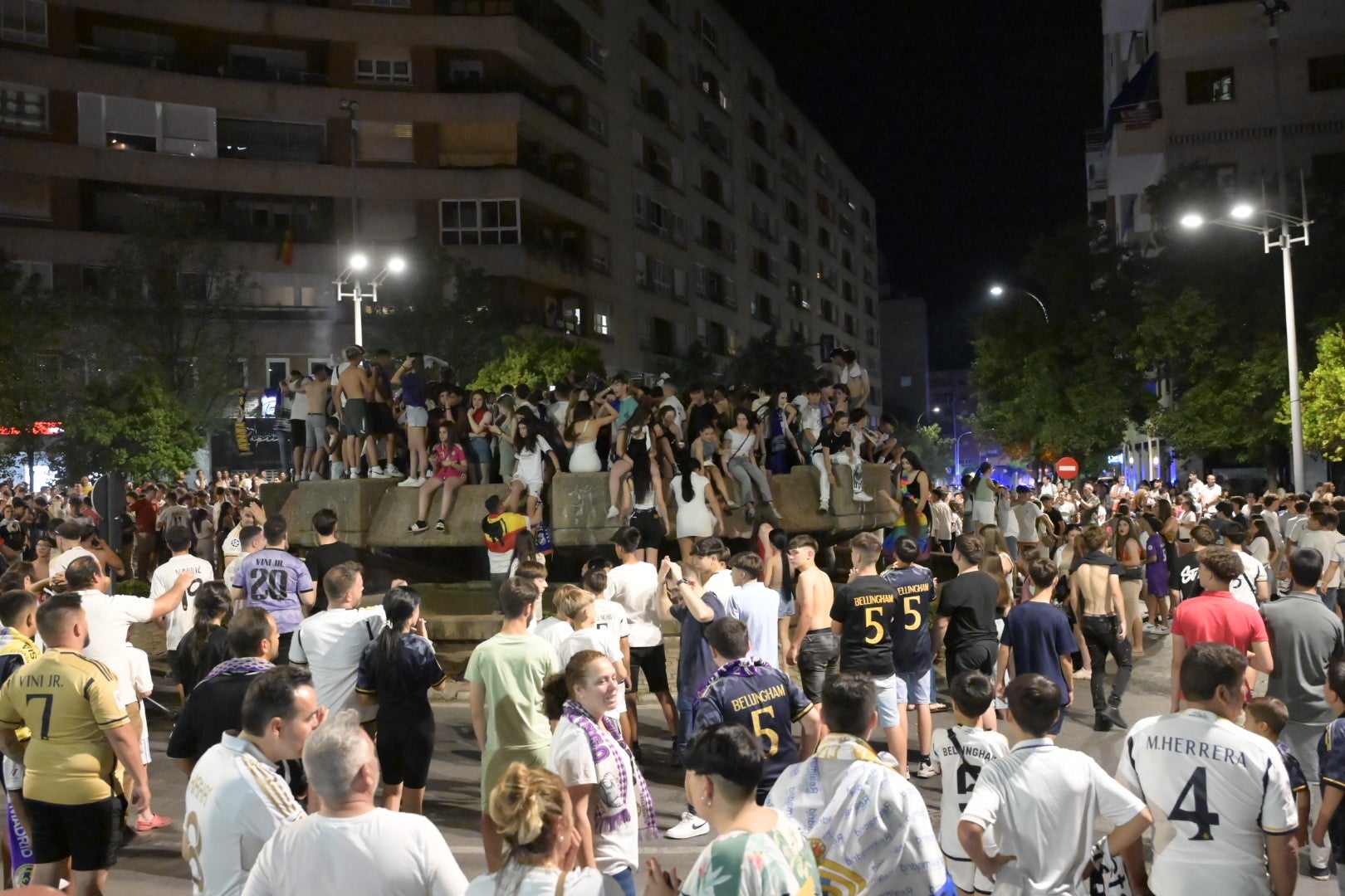 Badajoz celebra la decimoquinta Champions del Real Madrid