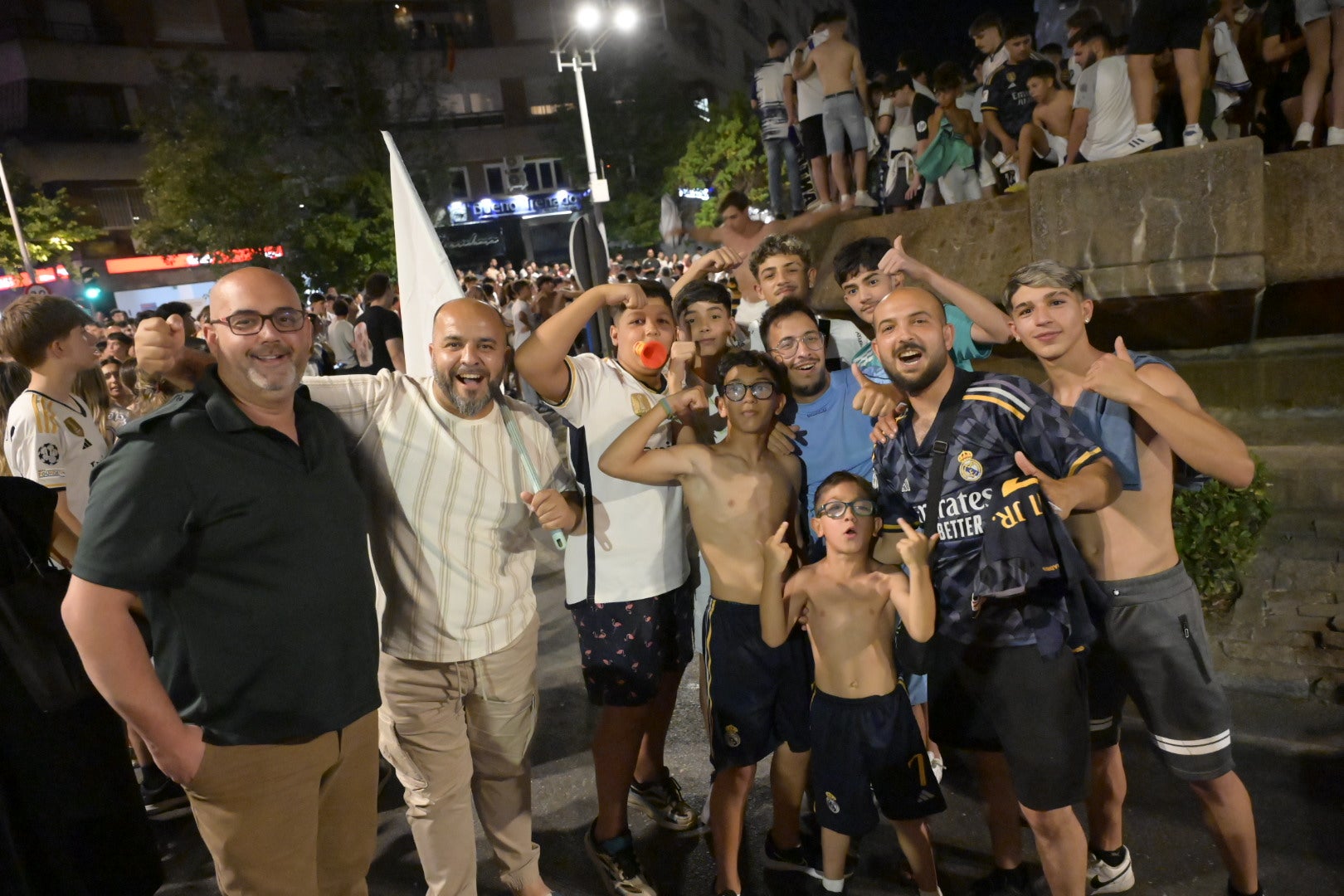 Badajoz celebra la decimoquinta Champions del Real Madrid