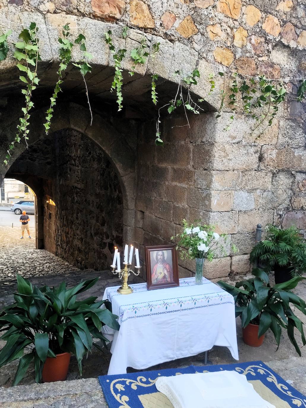 Procesión del Corpus por la Villa Adentro