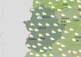 Tiempo previsto en Extremadura desde 03-06-2024 hasta 09-06-2024