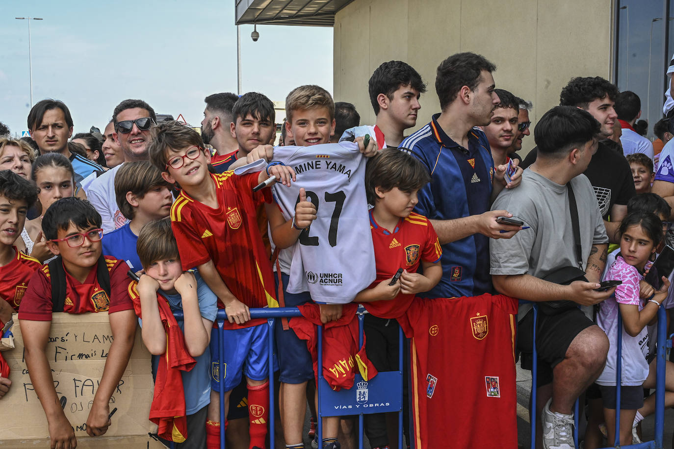 Badajoz recibe a la selección española, en imágenes (II)