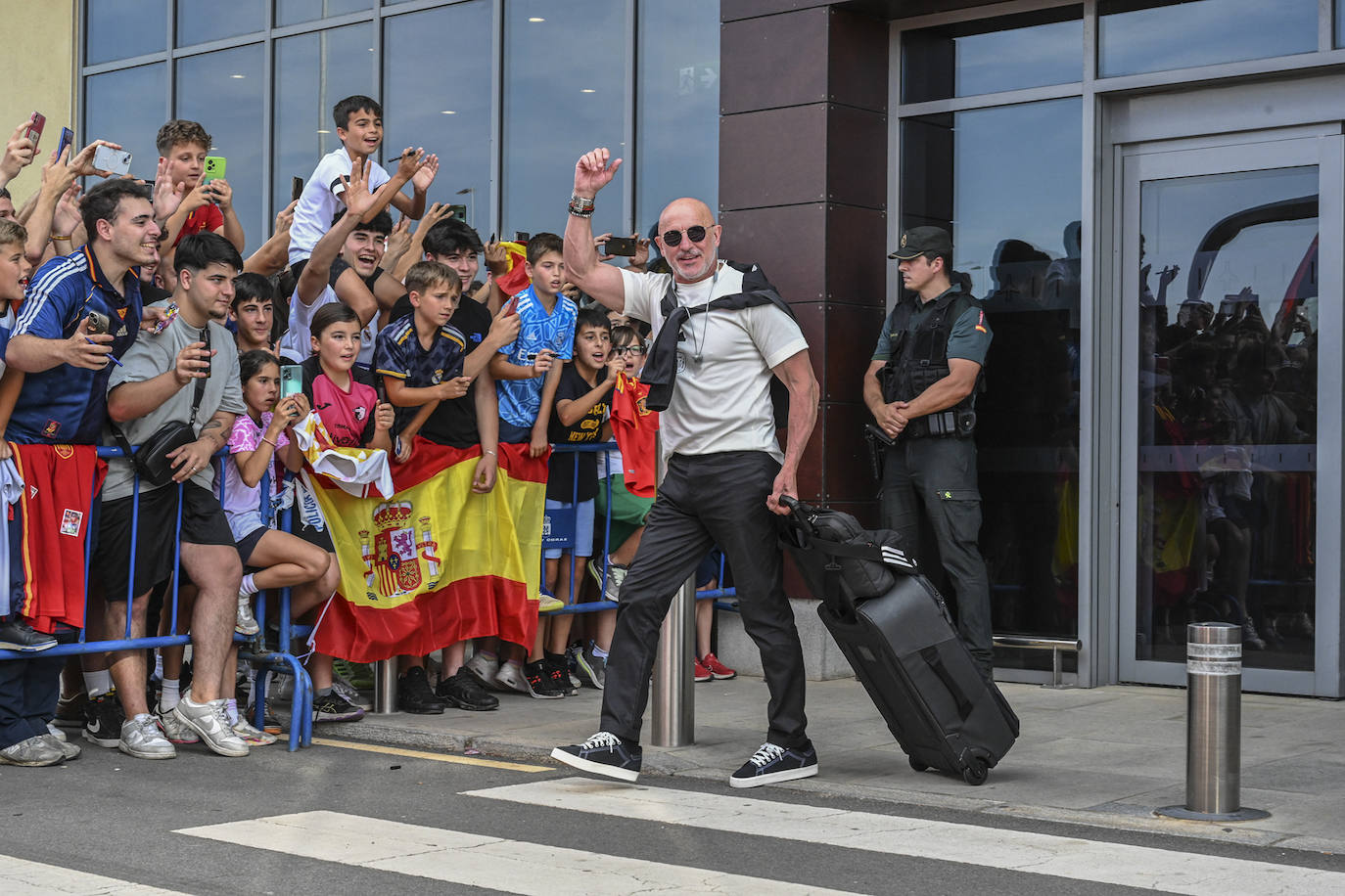 Badajoz recibe a la selección española, en imágenes (II)