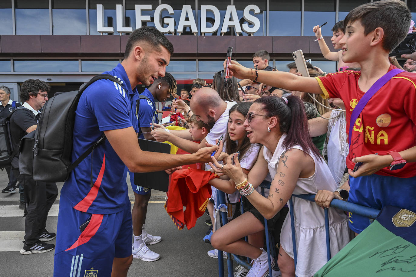 Badajoz recibe a la selección española, en imágenes (I)