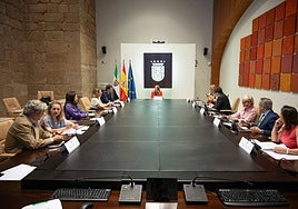 Reunión del Consejo de Gobierno de la Junta de Extremadura.