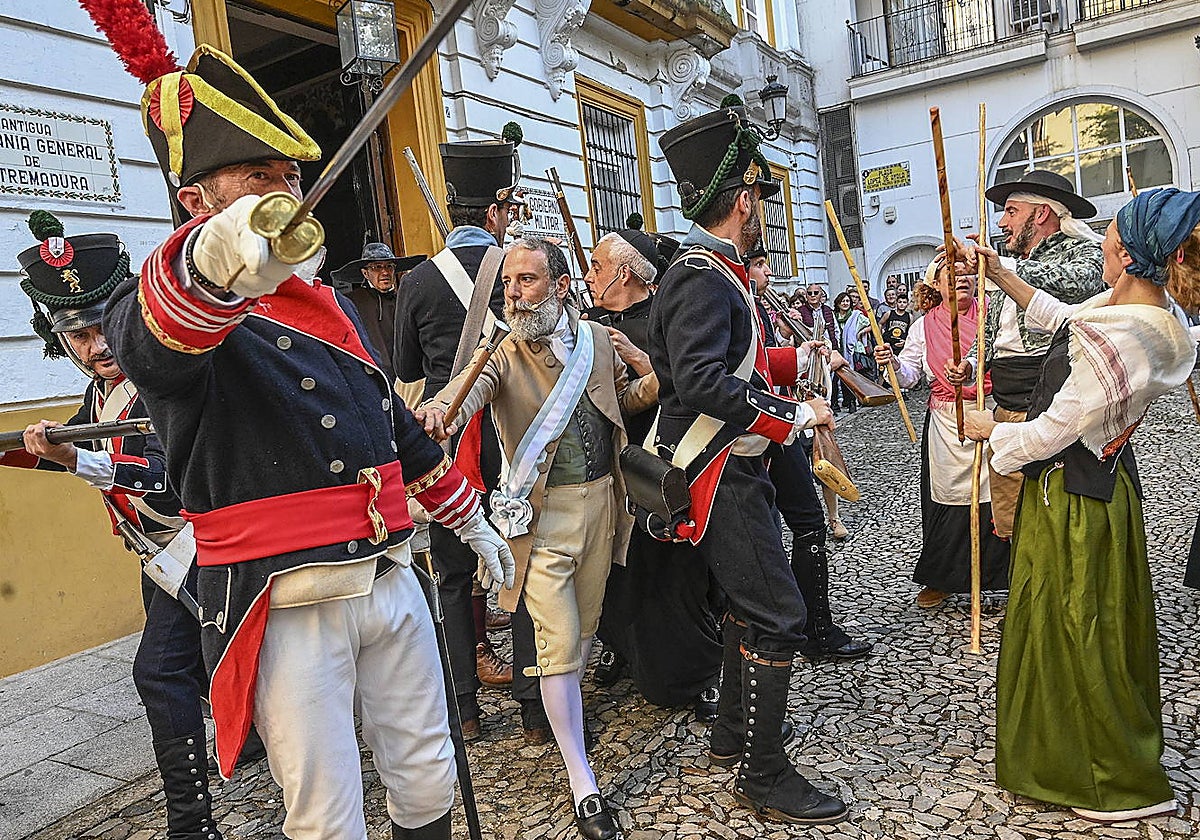 La recreación del pasado mes de abril.
