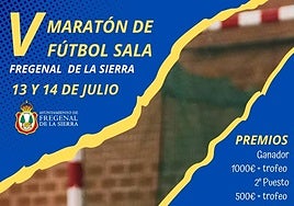 Inscripciones para la maratón de Fútbol Sala de Fregenal de la Sierra