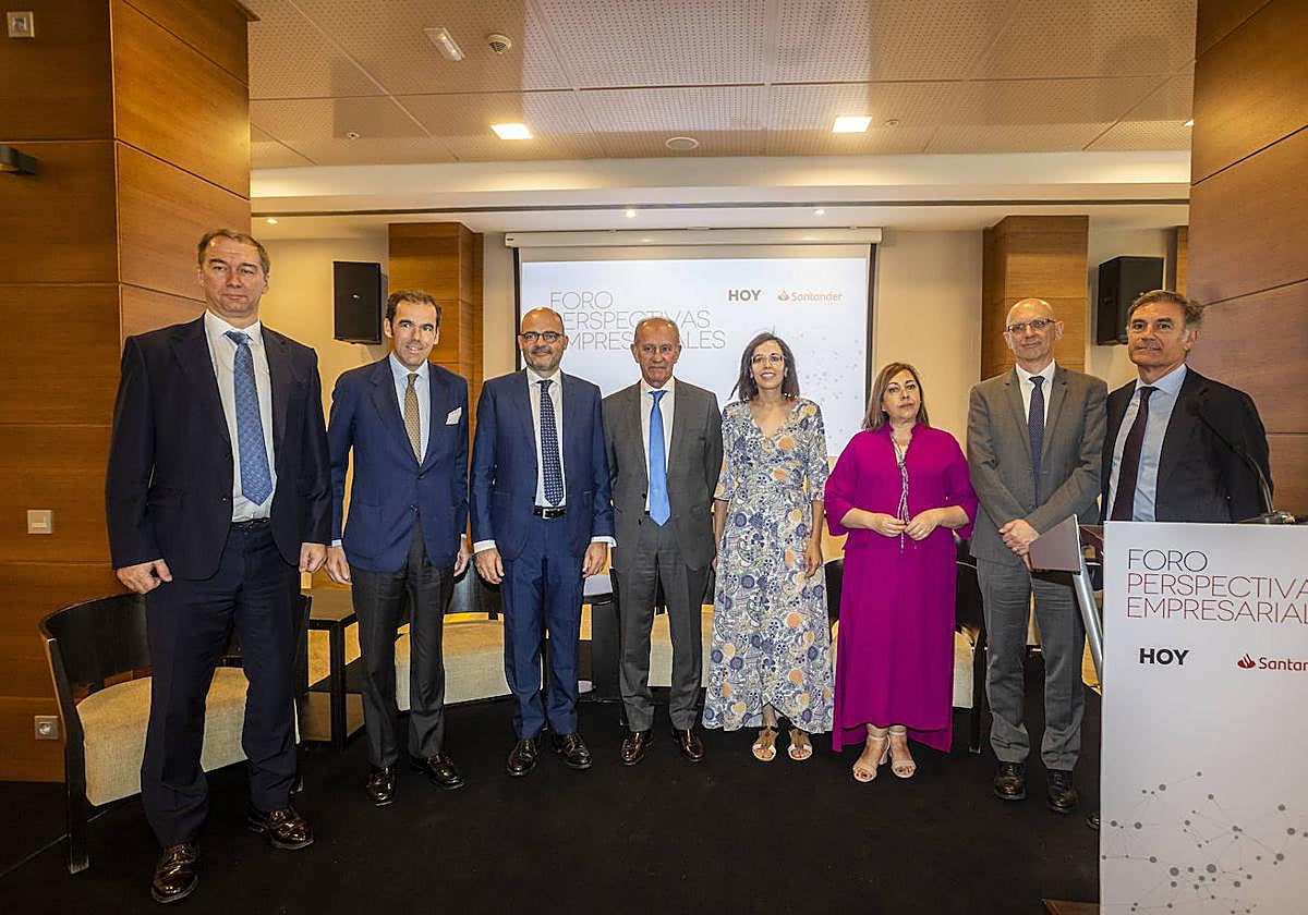 Asistentes al Foro-Santander de perspectivas empresariales