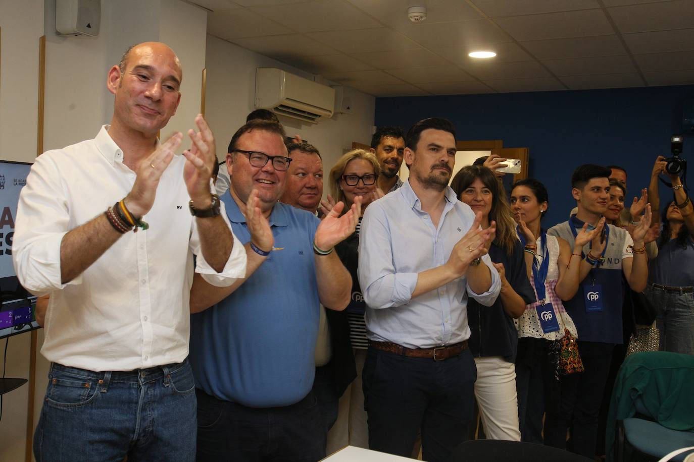 El PP celebra el resultado de las elecciones europeas en Extremadura