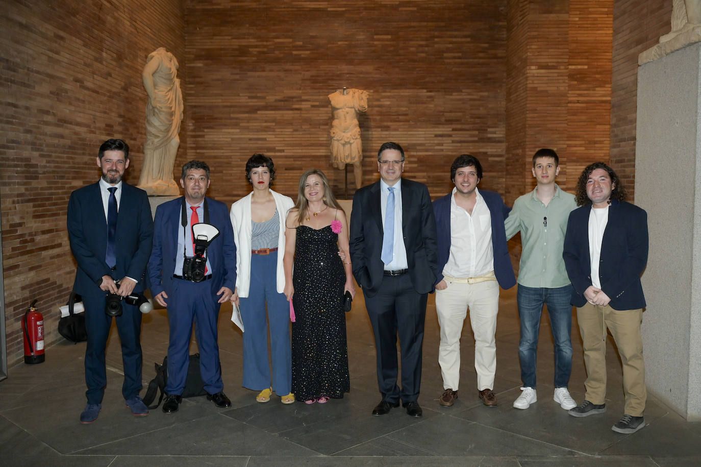 Javier Cintas, J. M. Romero, Alba Baranda, Marisa García, José Orantos, José Tomás Palacín, Salvador Vallejo y Antonio Gilgado
