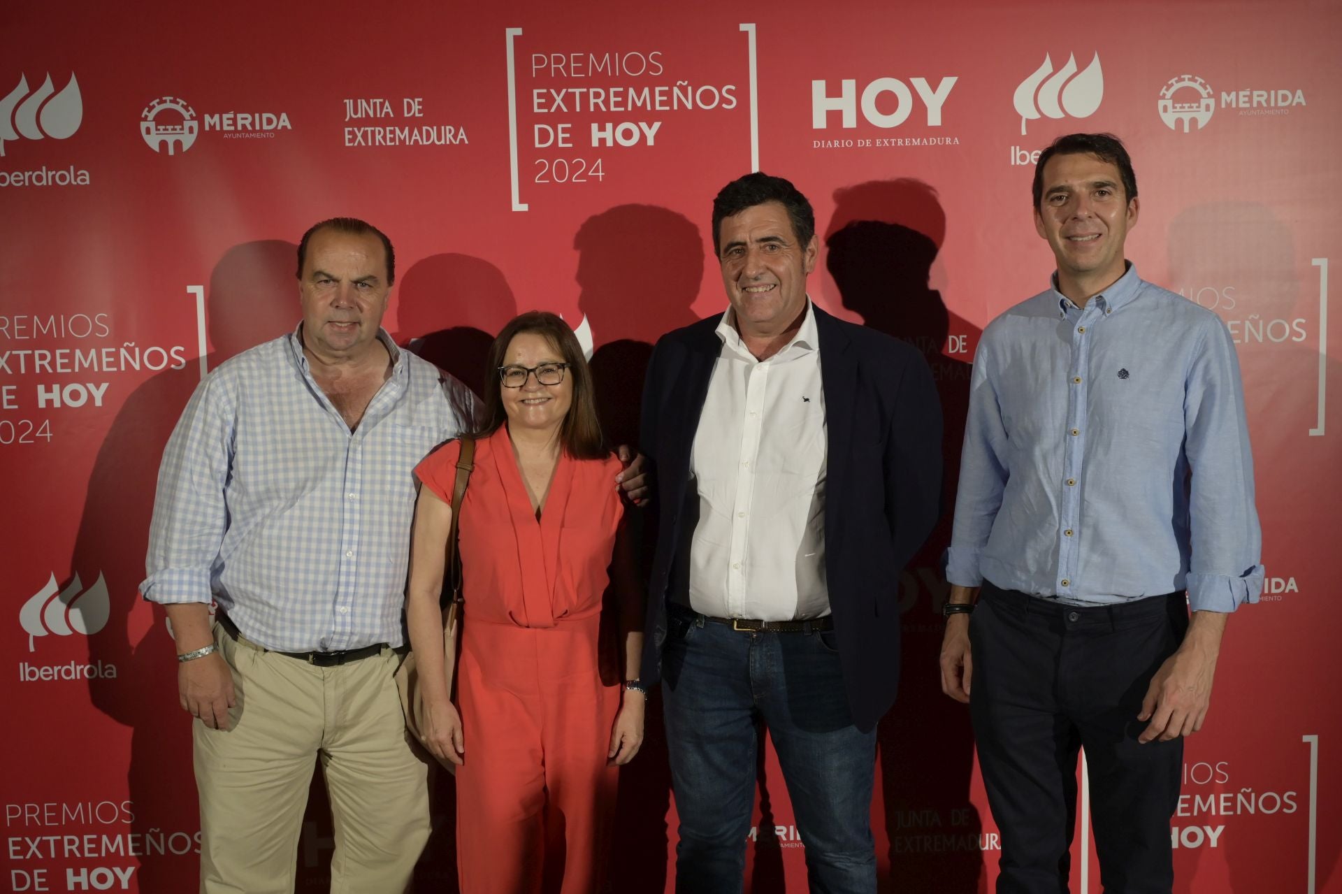 Antonio Medina, Esperanza Mancera, Antonio Holguín y Javier Godoy. 