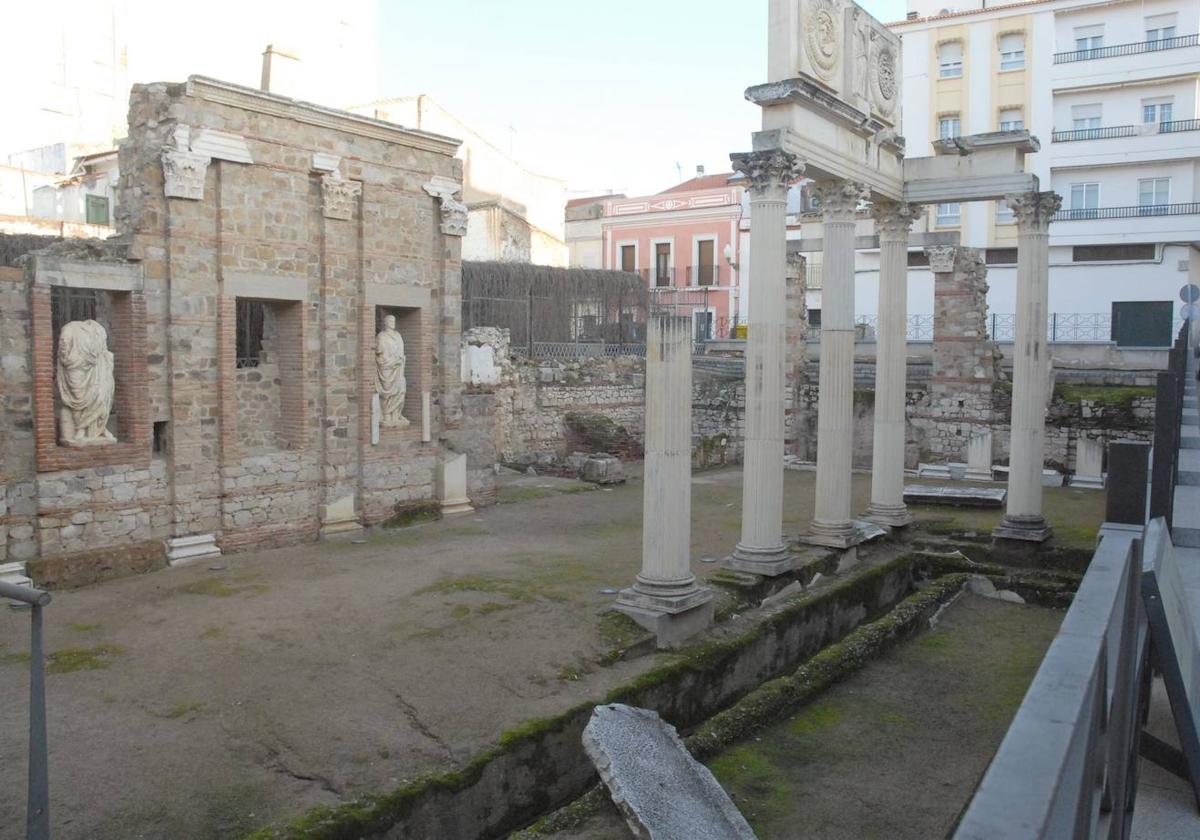 Foro romano de Mérida.