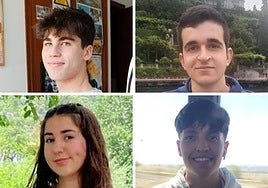 Los cuatro 14 en la EBAU de Extremadura