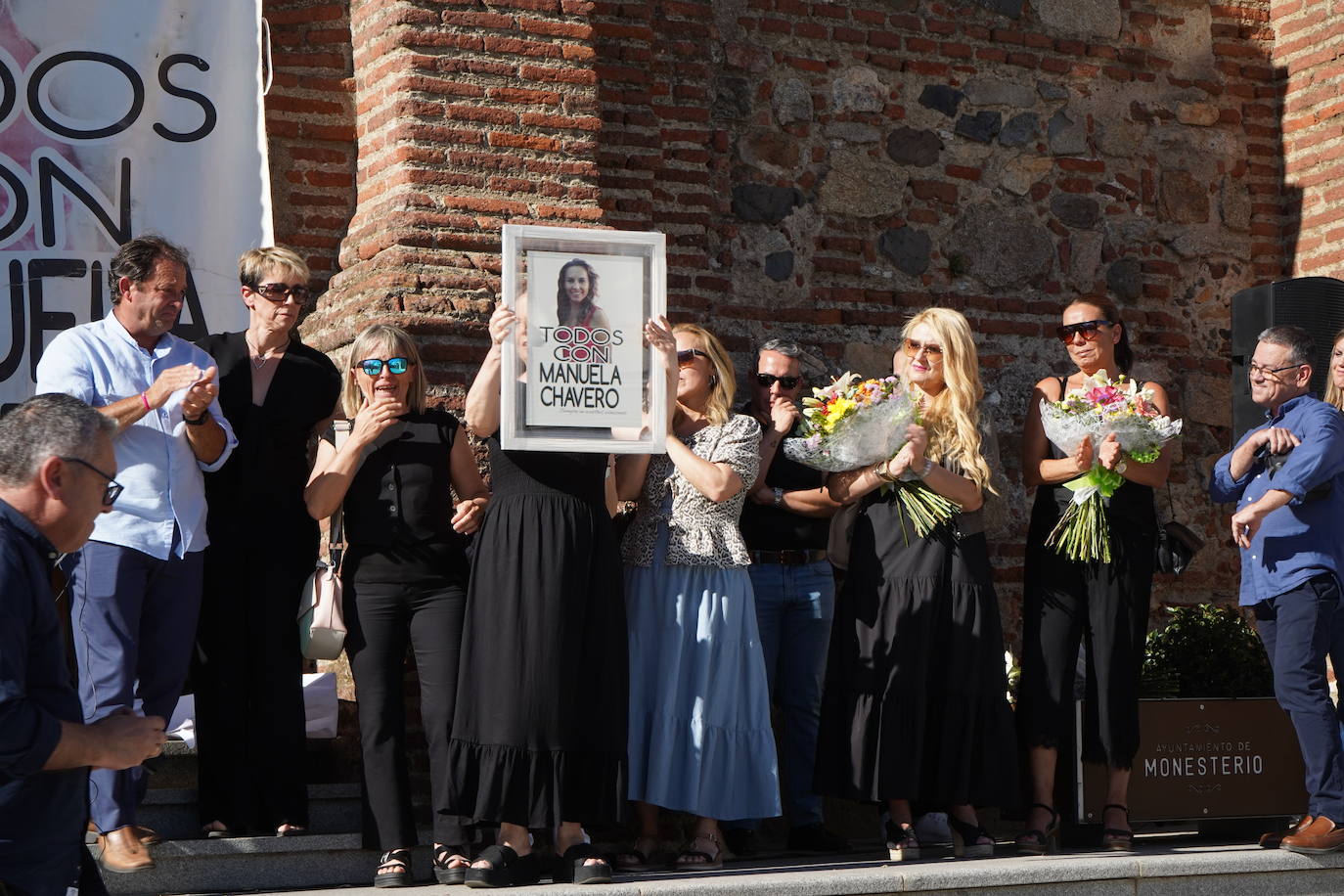 Fotos | Homenaje y funeral de Manuela Chavero en Monesterio