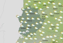 Tiempo previsto en Extremadura desde 15-06-2024 hasta 21-06-2024