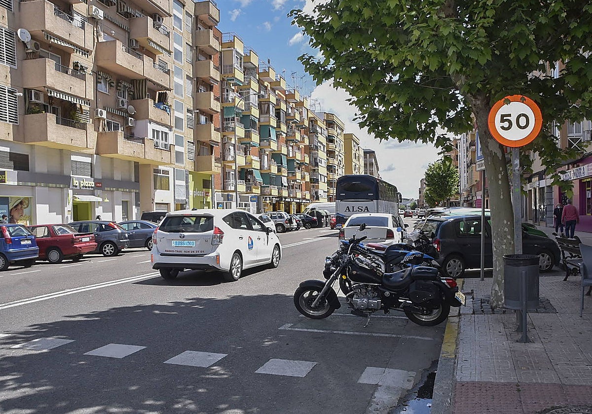 La avenida Ricardo Carapeto.