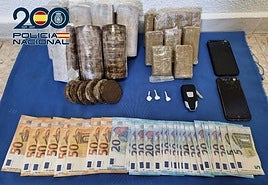 Efectos intervenidos por la Policía