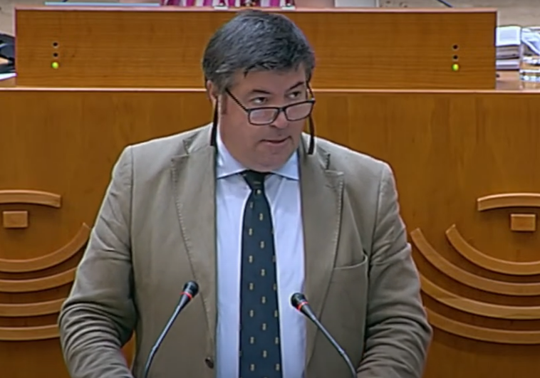 Intervención de Javier Bravo en la Asamblea de Extremadura.