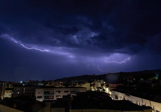 Tormenta en Navalmoral de la Mata este miércoles, 26 de junio