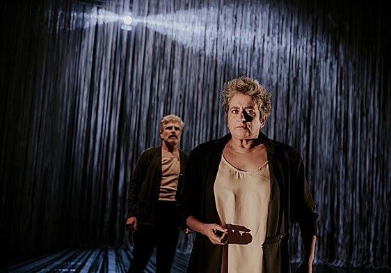 Memé Tabares y Fermín Núñez en el nuevo montaje de Samarkanda.