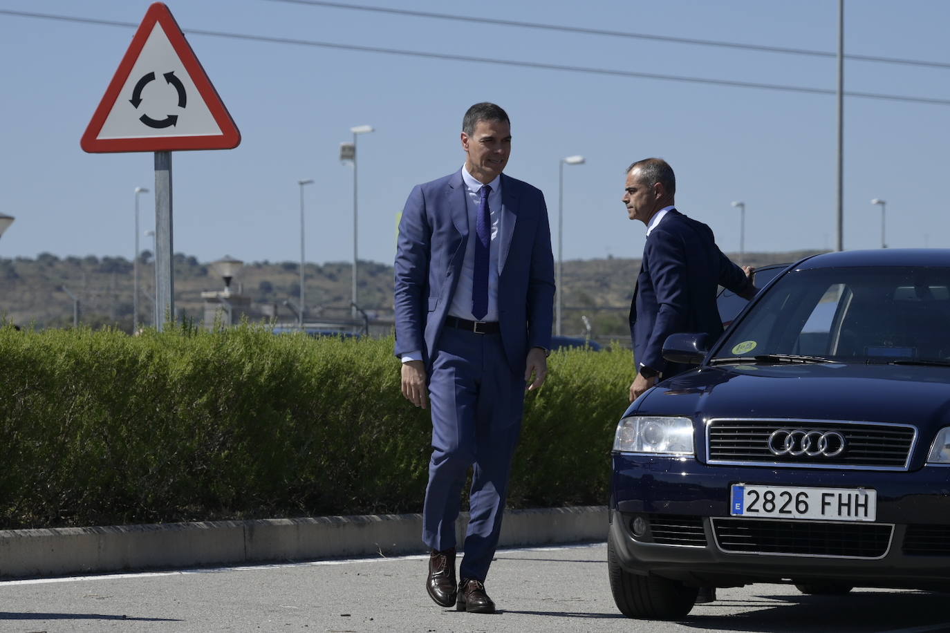 Así ha sido la primera piedra de la gigafactoría de Navalmoral (2)