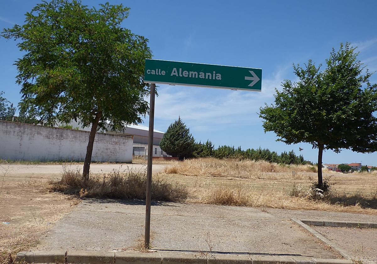 Calle Alenania de Castuera, lugar en el que ha ocurrido el suceso.
