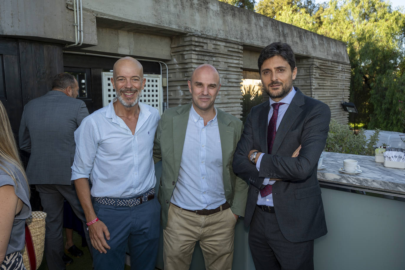 David Aguilera, Ángel Díaz y Alfonso Cano.