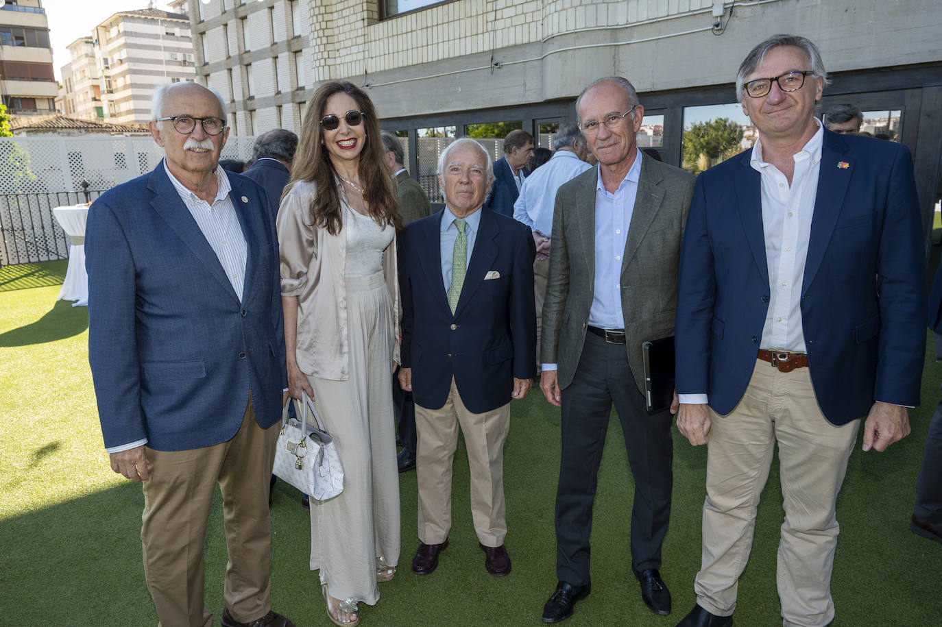 Emilio Cruz, Raquel González, Enrique Muslera, Carlos Arce y Antonio García.
