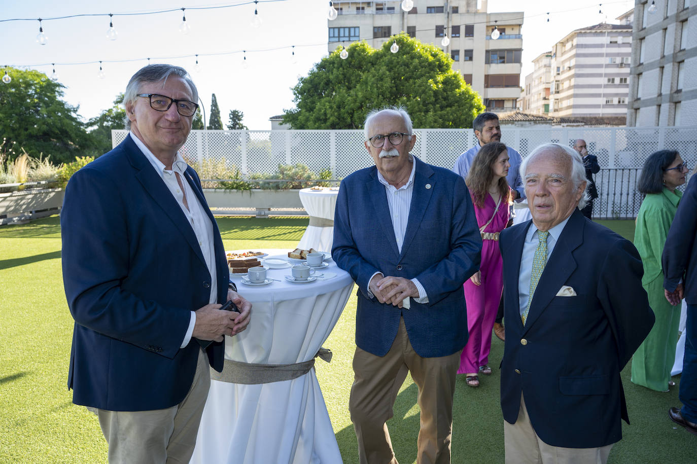 Antonio García, Emilio Cruz y Enrique de Muslera.