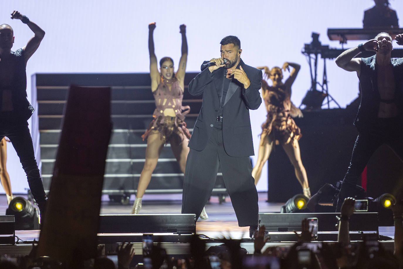 Las mejores imágenes del concierto de Ricky Martin en Badajoz (I)