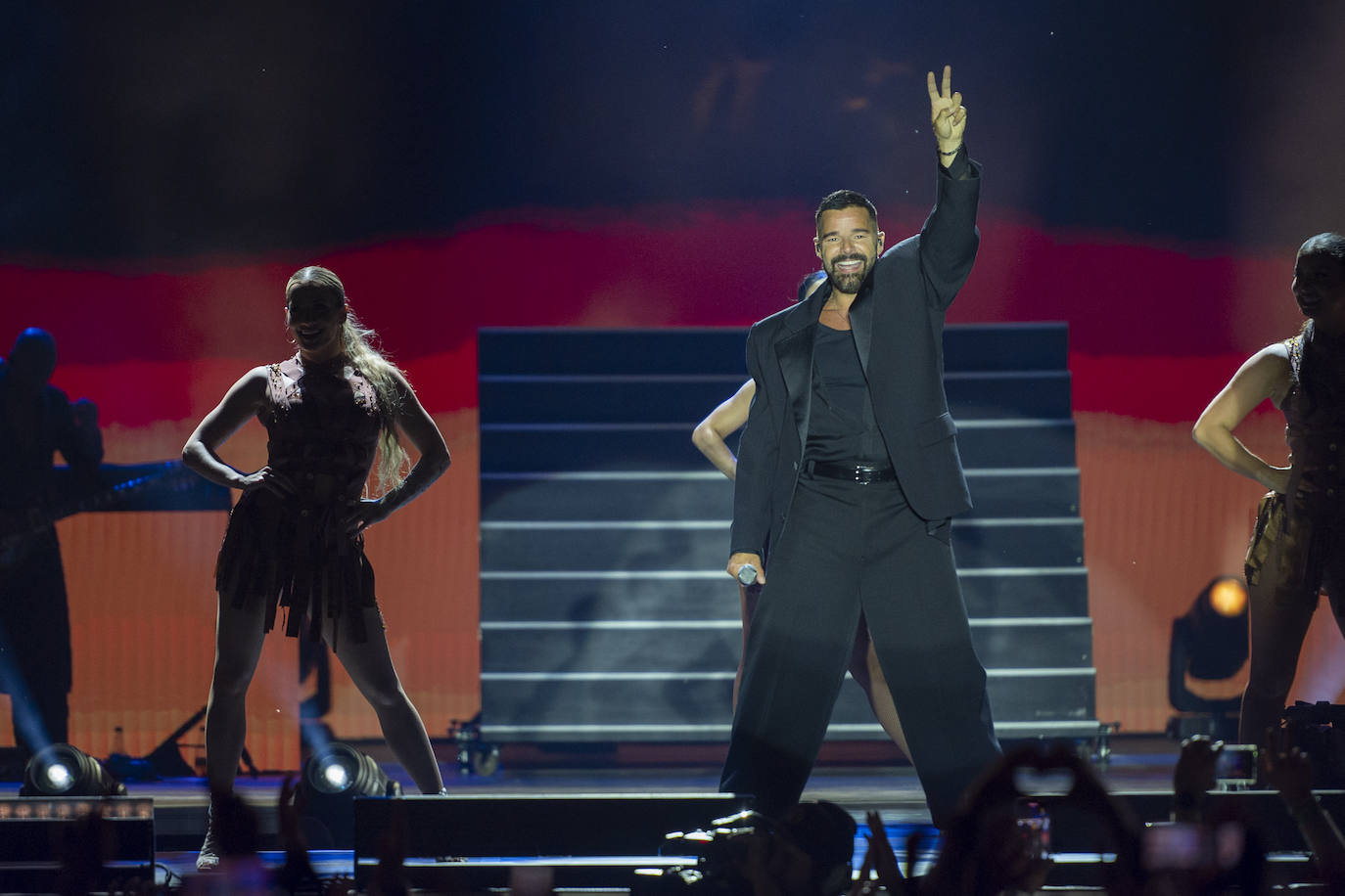 Las mejores imágenes del concierto de Ricky Martin en Badajoz (II)