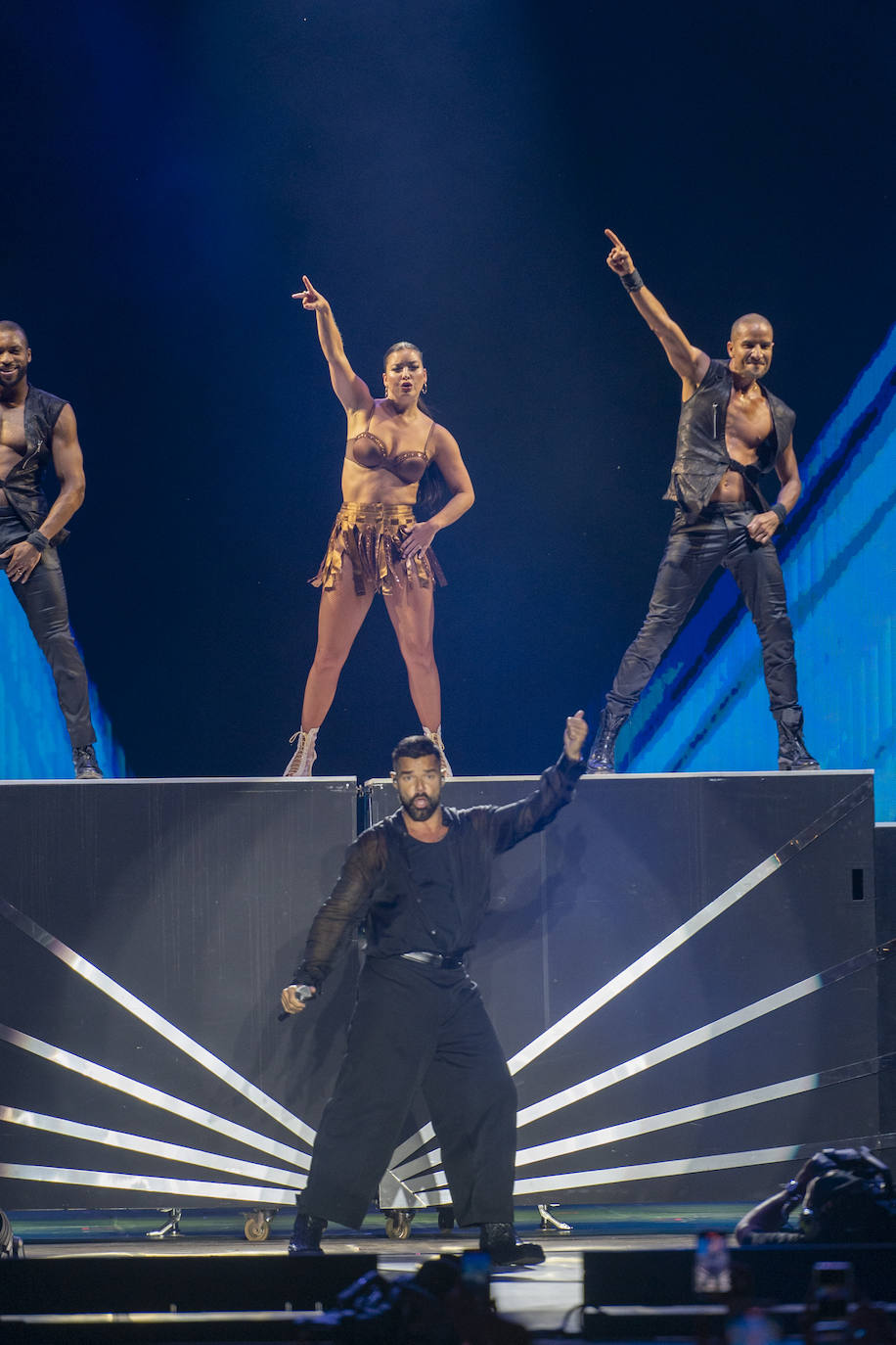 Las mejores imágenes del concierto de Ricky Martin en Badajoz (II)