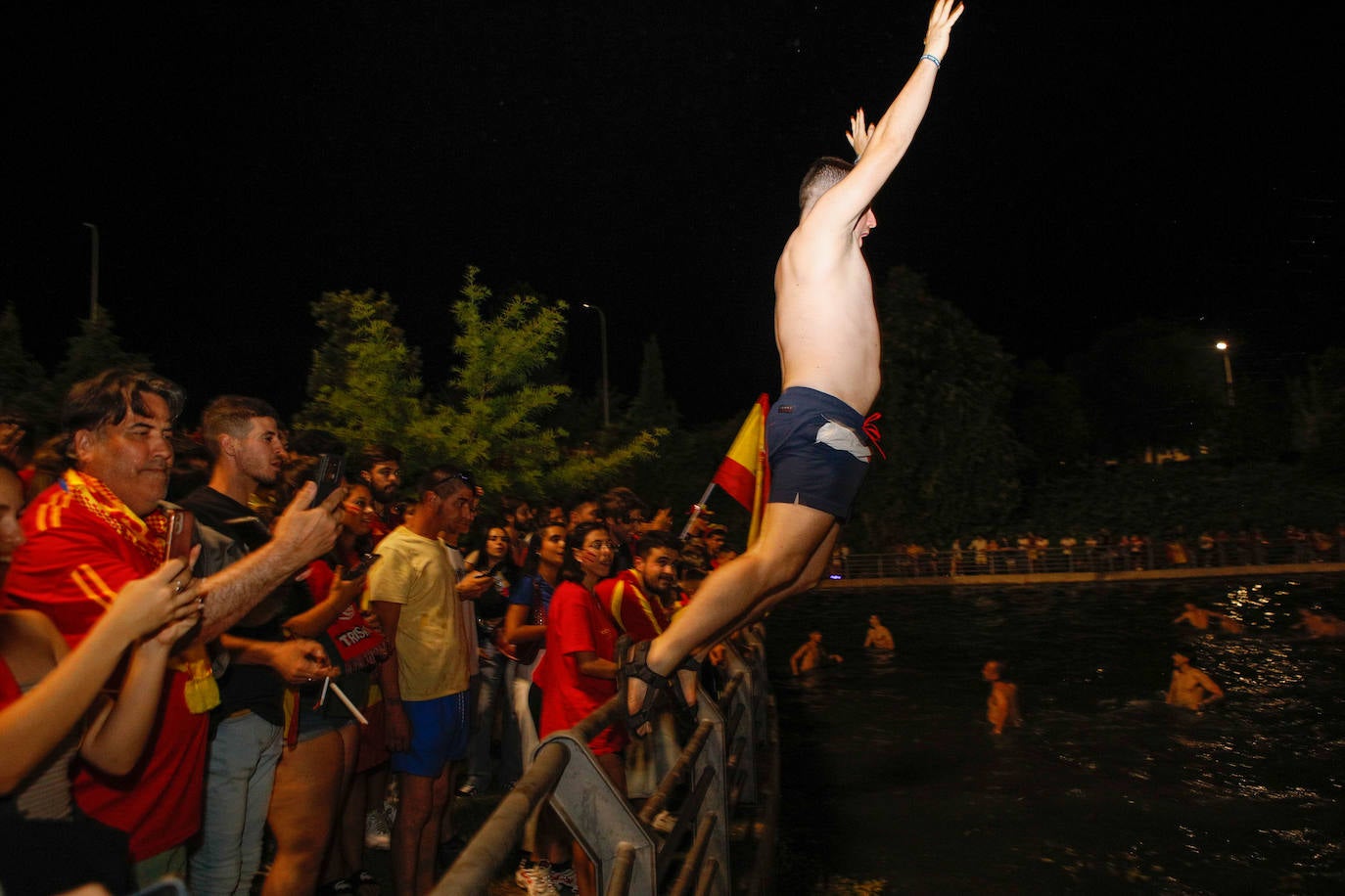 Celebración en el parque del Rodeo de Cáceres