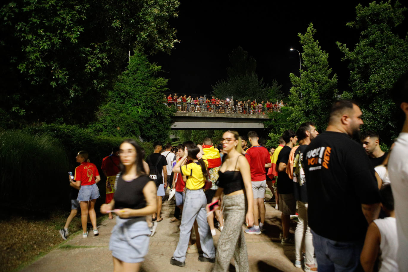 Celebración en el parque del Rodeo de Cáceres