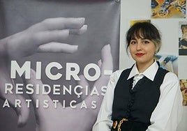 La diseñadora de moda, Laura Manuela, participante en las Micro-residencias de Sambrona
