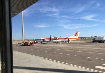 Iberia también cancela los vuelos entre Madrid y Badajoz de la tarde