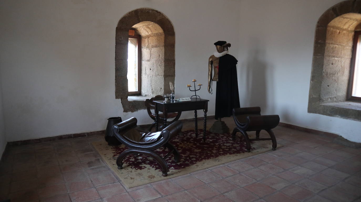 Interior del castillo medieval