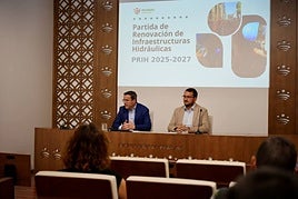 Miguel Ángel Gallardo anuncia la nueva Partida de Renovación de Infraestructuras Hidráulicas.