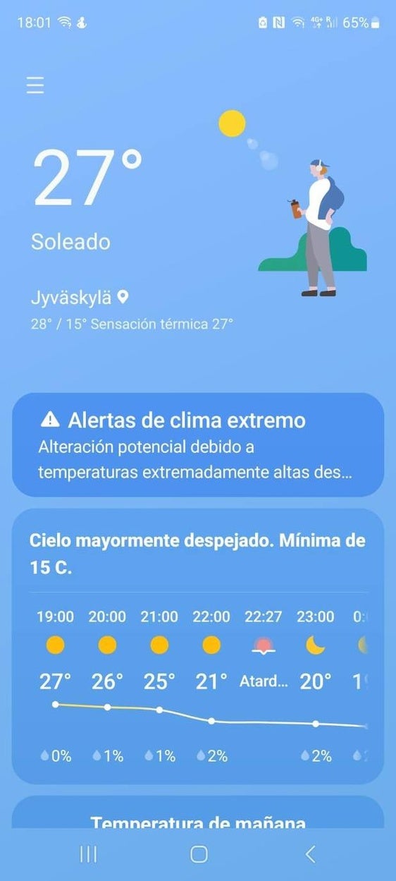 ¿Alerta climática?