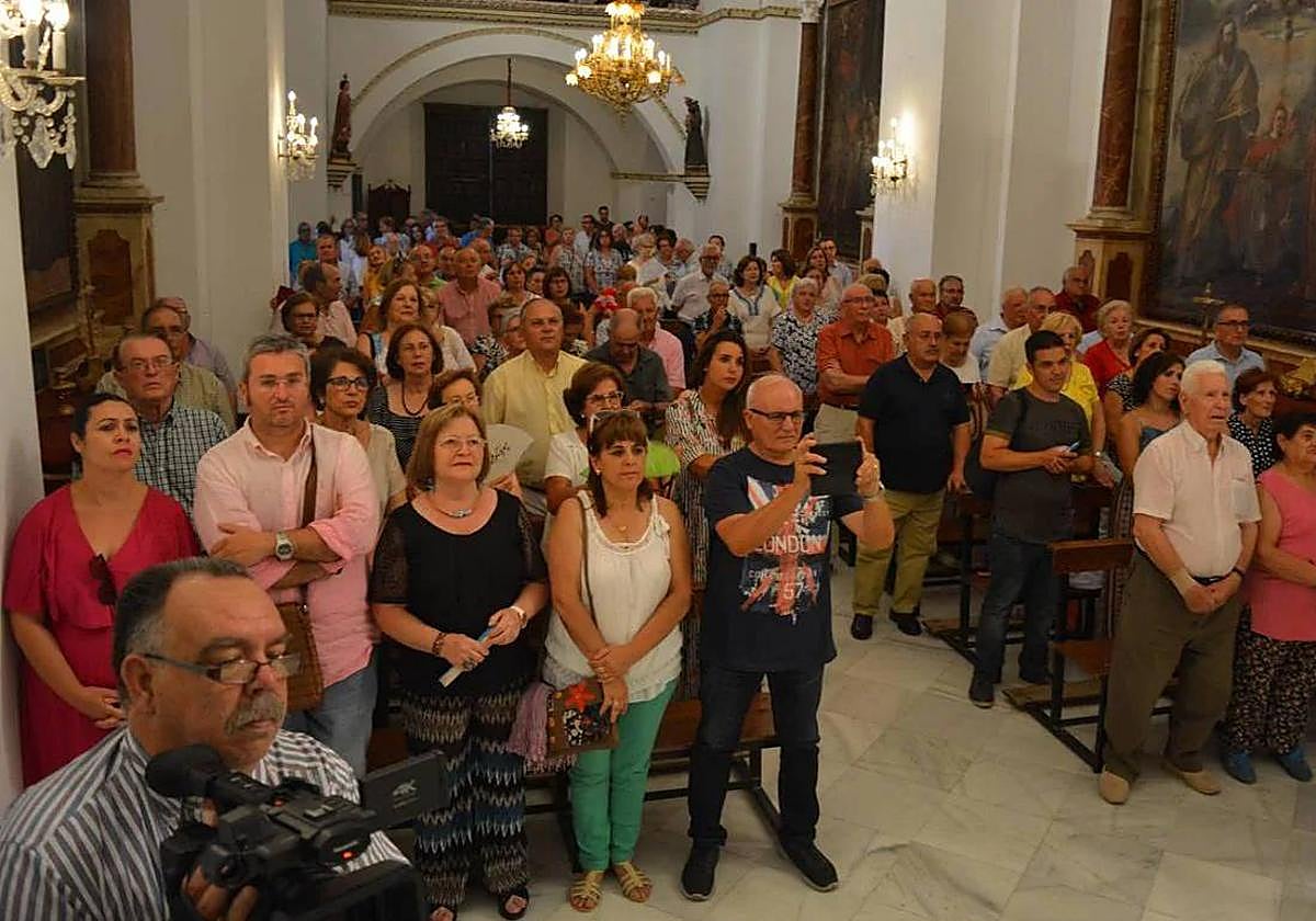 Participantes en la misa del Emigrante en anteriores ediciones